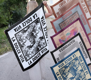 DIY-Nähset Tücher - Konfigurator - Schlicht - personalisiert