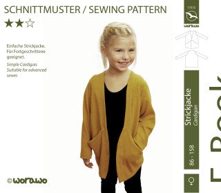 E-Book Strickjacke Kinder 86 - 158