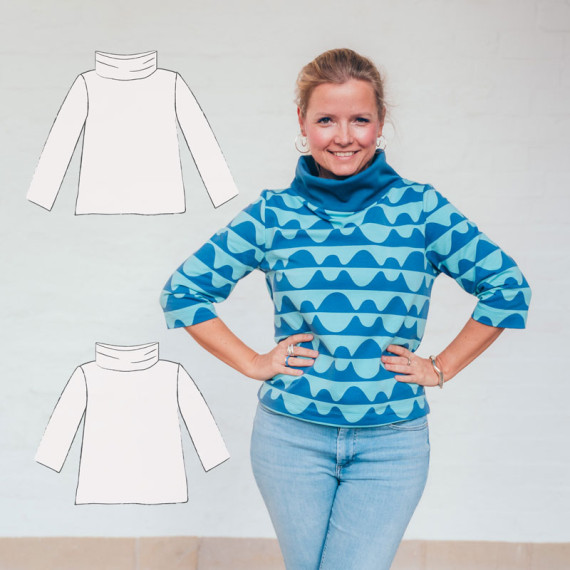 E-Book Pullover "Bretagne" Gr. 34 - 60 A4/A0 Einzel- und Mehrgrössenschnitt von Pech und Schwefel , Pech&Schwefel , PechundSchwefel
