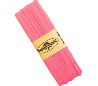 2 Meter Jersey Paspelband - 1,2cm x 2m - Zugeschnitten - oaki doki - Pink (017)