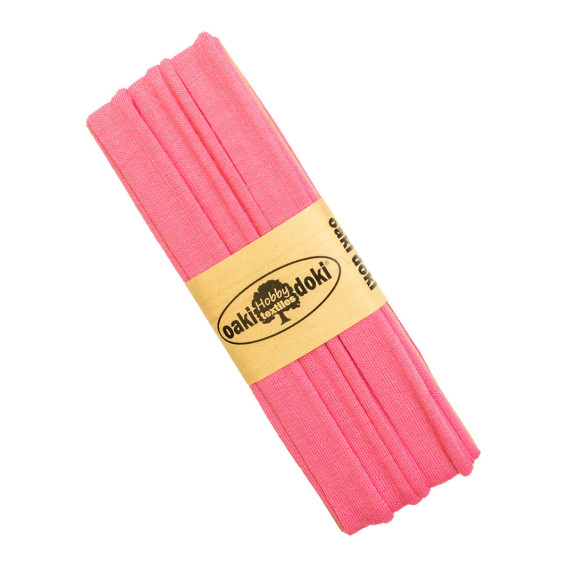 1,5 Meter Jersey Paspelband - 1,2cm x 1,5m - Zugeschnitten - oaki doki - Pink (017)