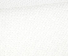 Weicher Waffel Frottee - Baumwolle - 210g - Uni - Weiß