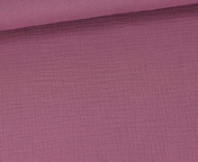 Musselin - Muslin - Double Gauze - Uni - Altviolett - 125g - Schnuffeltuch - Windeltuch