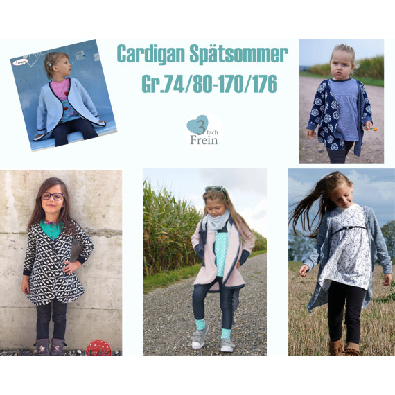 eBook Cardigan Gr. 74/80-170/176