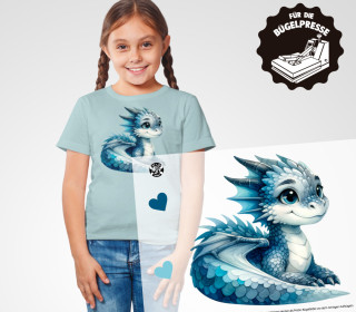 Onkel Bo's Bügelbilder - DIN A4 - Little Lovely Dragon - BIG