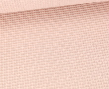 Waffel Piqué - Baumwolle - Beigerosa