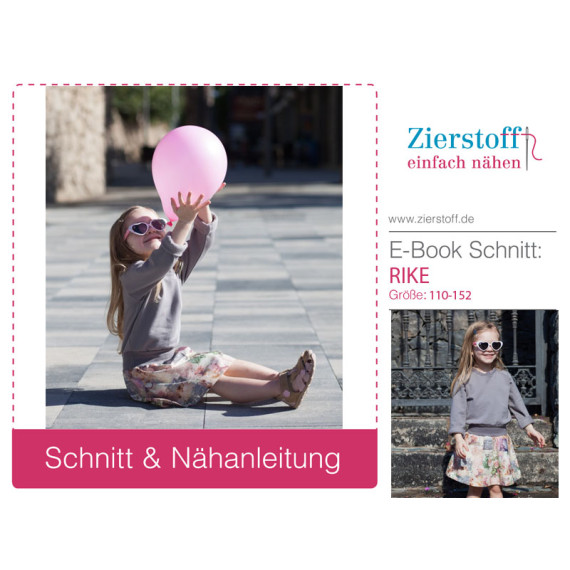 E-BOOK – Kleid “RIKE” – Schnitt & E-Book, Gr. 110 – 152
