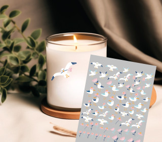 Rub-On Sticker - Möwenspaß - Julia Reyelt - Tante Henni Rubon - vielfältig nutzbar