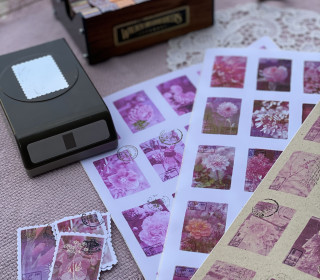 Digistamps Blumen Briefmarken