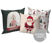 Kissenstoff - DIY - Kissen-Set - Festtagsfreude - Outdoorstoff - abby and amy