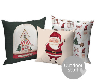 Kissenstoff - DIY - Kissen-Set - Festtagsfreude - Outdoorstoff - abby and amy