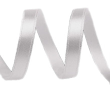 1 Rolle Satinband - 22,5m - Weiß - Schleifenband - Zierband - 6mm - Uni