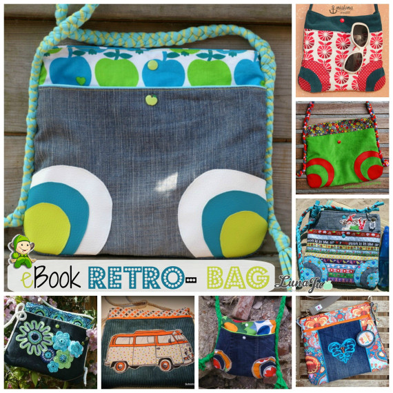 Ebook - Umhängetasche - Retro-Bag - Lunaju