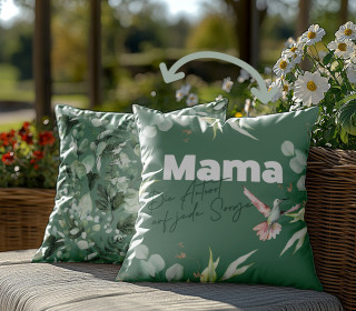 Genähtes Kissen inkl. Inlet - Mama - Die Antwort Auf Alles - Mein Hanseherz