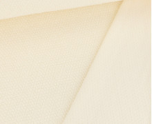 Strick Frottee Jersey - Uni - Warmweiß