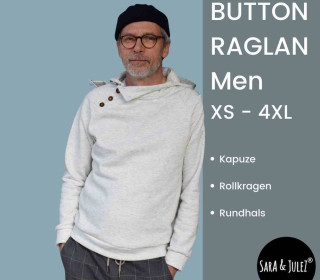 Knopfleisten Pullover BUTTON RAGLAN men XS-4XL