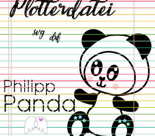 Philipp Panda Plotterdatei Pandabär