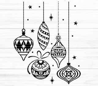 Christmasballs Plotterdatei SVG DXF FCM