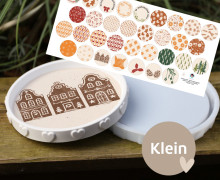 Outdoorstoff - Weihnachtswunder - Inlays für Silikon - Dekoteller - Tablett - Klein - Lausemia Design Studio - abby and amy