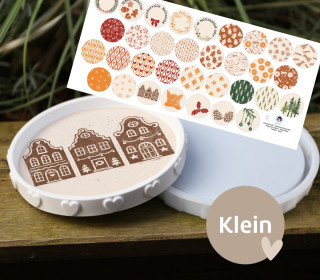 Outdoorstoff - Weihnachtswunder - Inlays für Silikon - Dekoteller - Tablett - Klein - Lausemia Design Studio - abby and amy