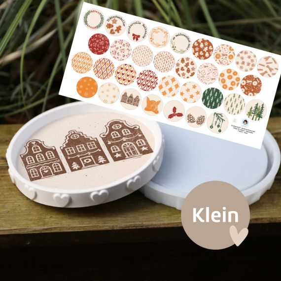 Outdoorstoff - Weihnachtswunder - Inlays für Silikon - Dekoteller - Tablett - Klein - Lausemia Design Studio - abby and amy