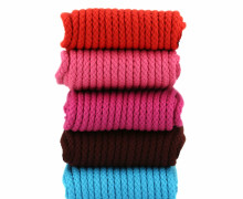 1m Hoodieband - Schmale Kordel - Bademantelkordel - Geflochten - 8mm - Fuchsia