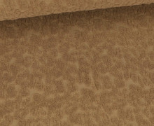Frottee Jacquard - Leo - Uni - 250g - Camelbraun
