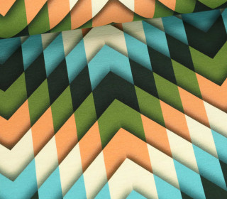 Bio-Sommersweat - French Terry - Homecoming - Western Fairy Tales - Maigrün/Dunkelgrün - Hamburger Liebe