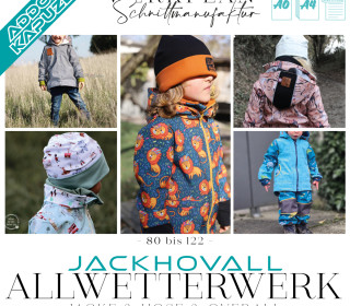 AllwetterWERK JACKHOVALL 3in1 | AddOn Kapuze | A0 & A4 inkl. Ebenen