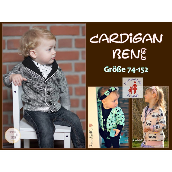 Ebook -  Cardigan "Ben(te)" Gr.74-152
