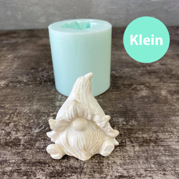 Silikon - Gießform - Blumen Wichtel - Dekofigur - Klein - vielfältig nutzbar