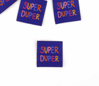 1 Label - SUPER DUPER - Royalblau - jojulein design