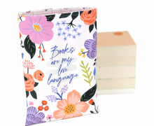 DIY-NÄHSET - Buchtasche - Meadow Charms - Books Are My Love Language - Softshell - abby and amy