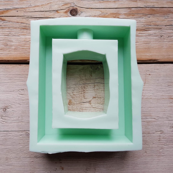 Silikon - Gießform - Blumenvase - Reagenzglas - Kerzenhalter - 2in1 - Kreis - vielfältig nutzbar