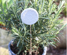 Silikon - Gießform - Blumenstecker - Anhänger - Deko - Muster - Nr. 37 - vielfältig nutzbar