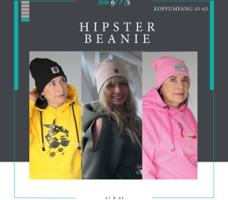 Ebook Hipster Beanie 5 Größen