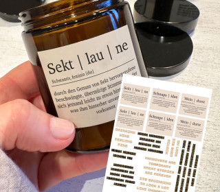 Rub-On Sticker - Have a Drink - Lausemia Design Studio - Tante Henni Rub-Ons - vielfältig nutzbar