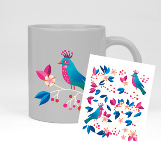 Rub-On Sticker - Spring Birds - Hamburger Liebe - Tante Henni Rubon - vielfältig nutzbar