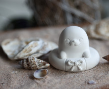 Silikon - Gießform - Mini - kleine Robbe - Seebären Bande - maritim - vielfältig nutzbar