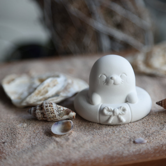 Silikon - Gießform - Mini - kleine Robbe - Seebären Bande - maritim - vielfältig nutzbar