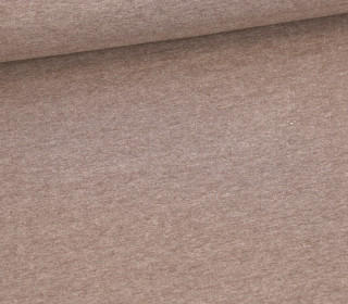 Sommersweat Greta - French Terry - Uni - 250g - Braun Meliert
