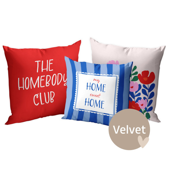 Kissenstoff - DIY - Kissen-Set - The Homebody Club - Velvet - abby and amy