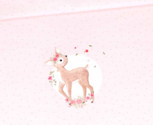 Jersey - Kitz Marie - Paneel - Rosa - Stickherz - Bio-Qualität - abby and me