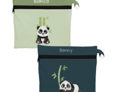 DIY-Nähset - 2 Wetbags - Panda Power - Mrs Mint Design