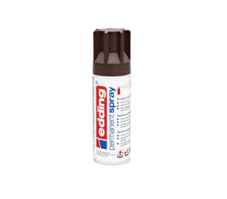 1 Permanentspray - Premium Acryllack - edding 5200 - Schokobraun Matt (col. 939)