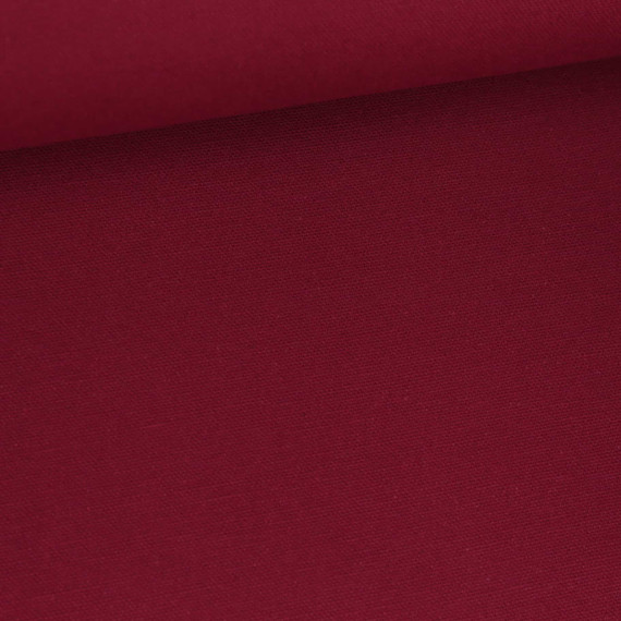 Canvas - feste Baumwolle - 252g - Uni - Bordeaux