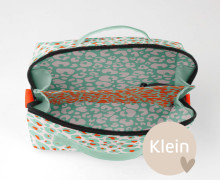 DIY-Nähset - KLEIN - Kosmetiktasche - Binz - Leo Love - Creme - abby and amy