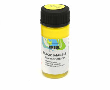 20ml - KREUL - Marmorierfarbe - Magic Marble - Zum Tauchmarmorieren - Zitron (73202)