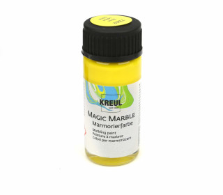 20ml - KREUL - Marmorierfarbe - Magic Marble - Zum Tauchmarmorieren - Zitron (73202)