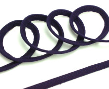 1 Meter elastisches Paspelband/Biesenband - Matt - Dunkellila